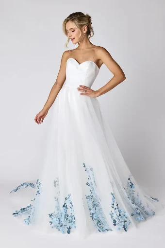 Bridal Provisions 146582- Overskirt #0 default Ivory/Blue thumbnail