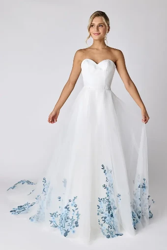 Bridal Provisions 146582- Overskirt #1 default Ivory/Blue thumbnail