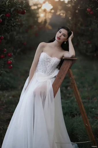 Disney Fairy Tale Weddings Collection 147023- Overskirt #2 Ivory thumbnail