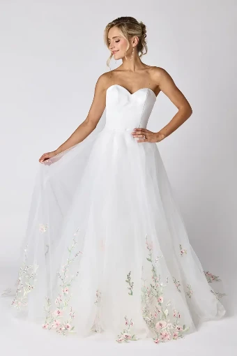 Bridal Provisions 146583- Overskirt #0 default Ivory Multi thumbnail