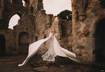 Disney Fairy Tale Weddings Collection 142196- Cape #10 default Ivory thumbnail