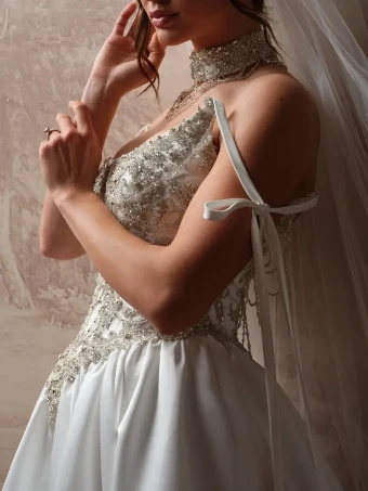 Sottero and Midgley 147874- Choker #2 Ivory thumbnail