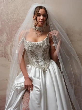 Sottero and Midgley 147874- Choker #0 default Ivory thumbnail