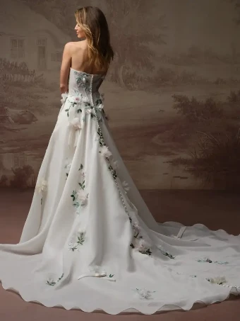 Sottero and Midgley 147876- Straps #2 Ivory/Pale Blush/Multi thumbnail