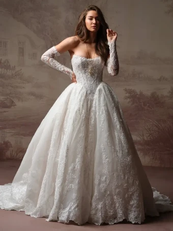 Sottero and Midgley 147900 #2 Ivory/Soft Blush thumbnail