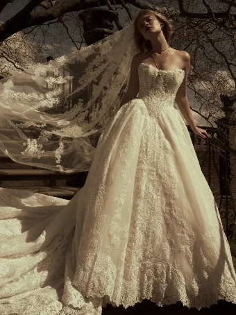 Sottero and Midgley 147900 #5 Ivory/Soft Blush thumbnail
