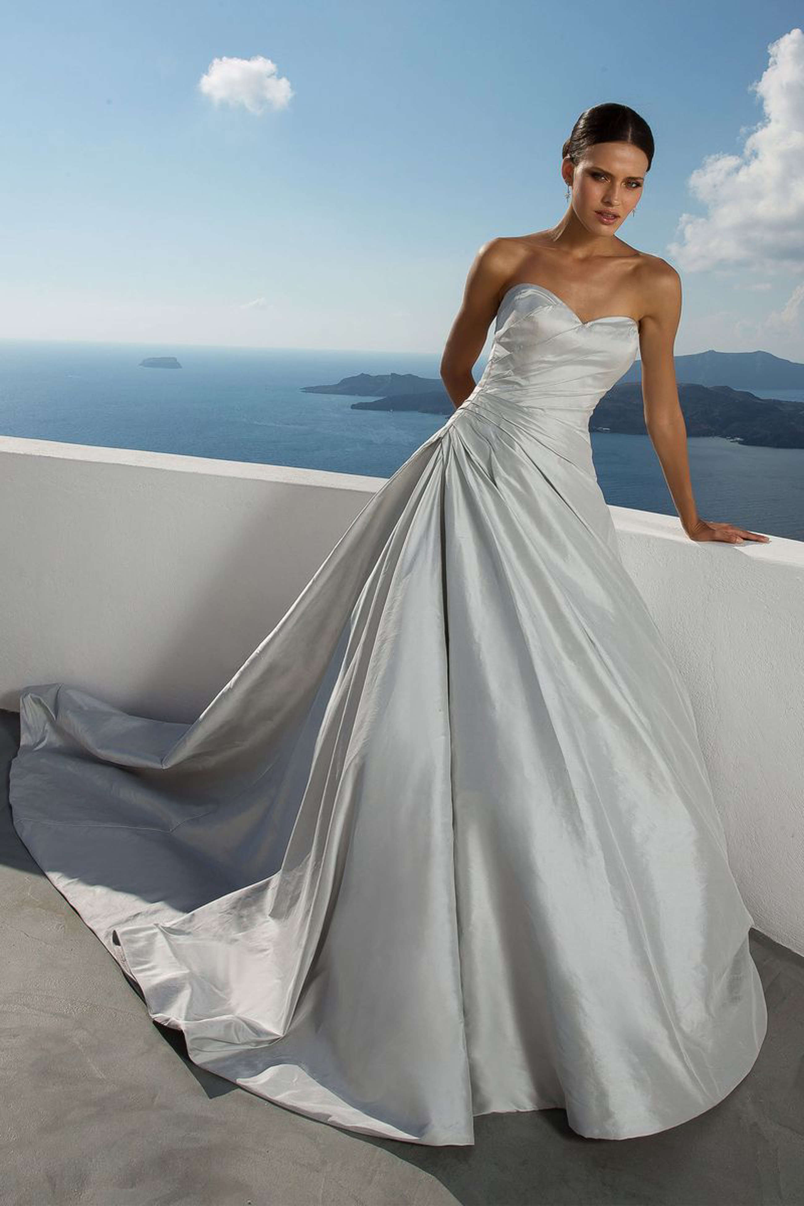 Platinum silver hotsell wedding dresses