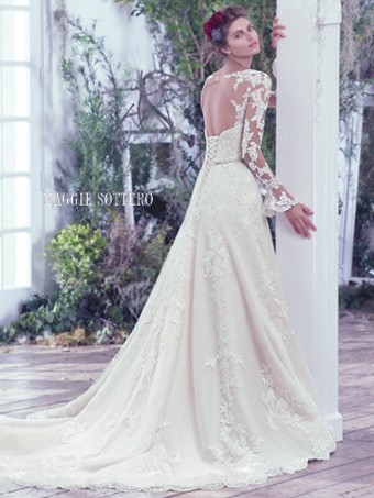 Maggie Sottero 127319 Body Suit #1 Ivory/Pewter/Nude thumbnail