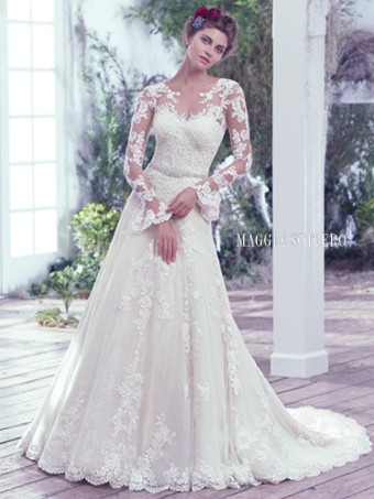 Maggie Sottero 127319 Body Suit #2 Ivory/Pewter/Nude thumbnail