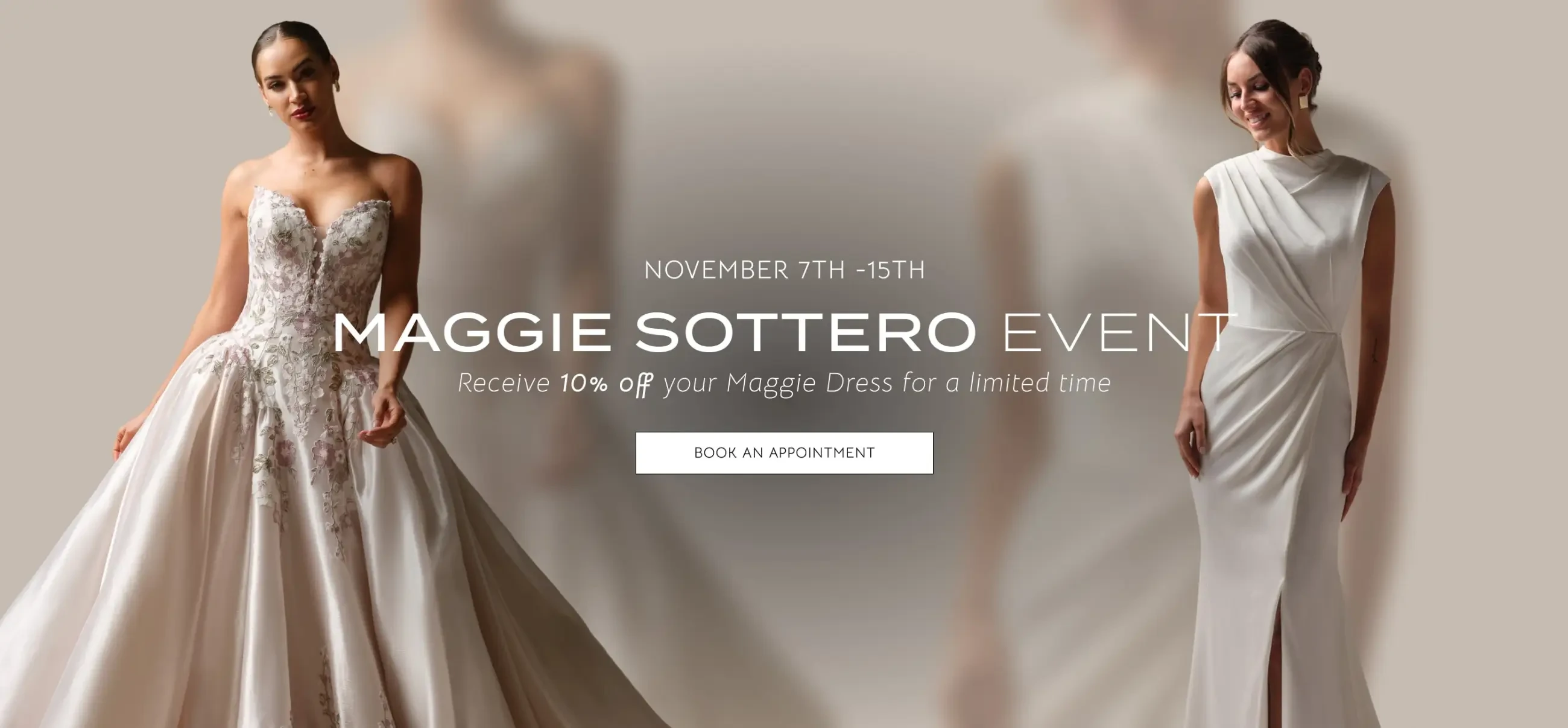 Maggie Sottero Banner for Desktop