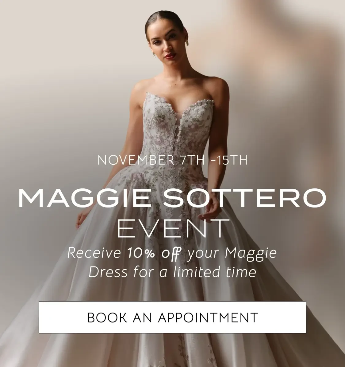 Maggie Sottero Banner for Mobile