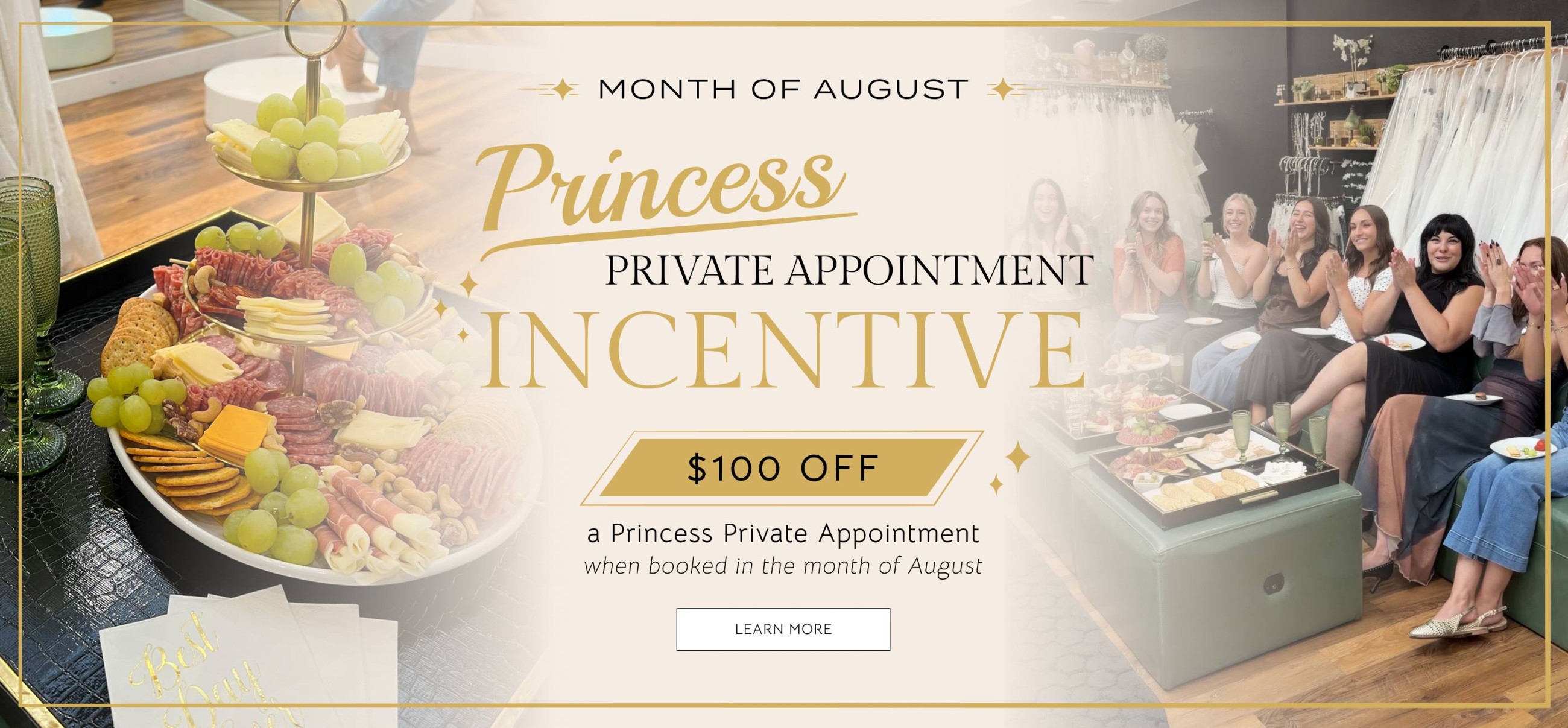 princess private appointment incentive banner